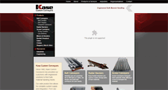 Desktop Screenshot of kaseconveyors.com